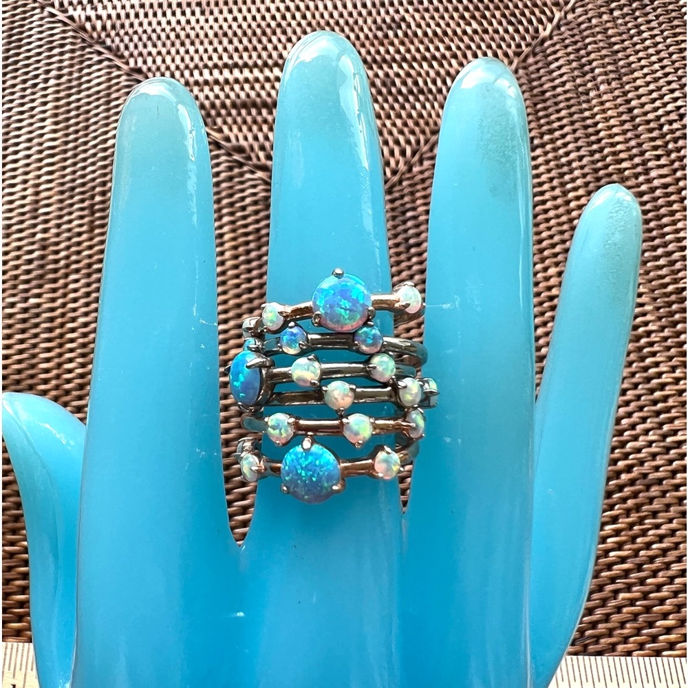 Six Fun Stackable Rings - Picture 5 of 10